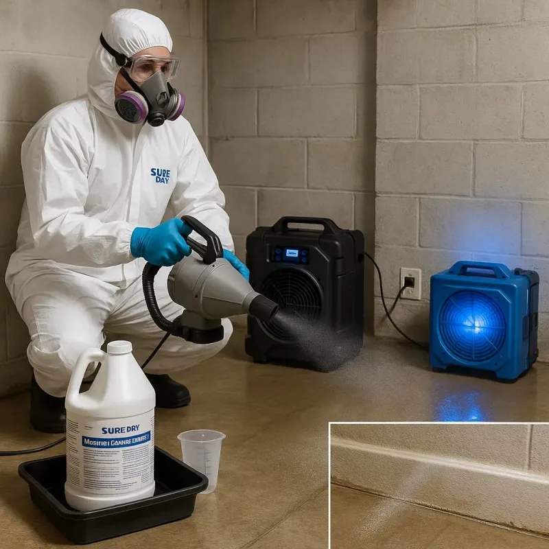 Sanitization and Odor Removal process in Bristol County, MA